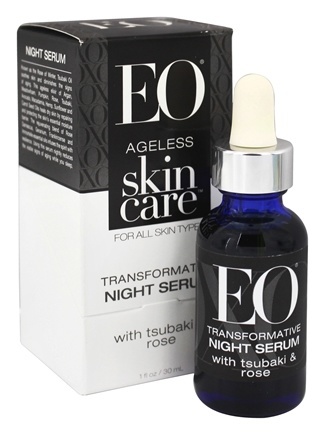 Ageless Skin Care Transformative Night Serum with Tsubaki & Rose - 1 oz. by EO Products (pack of 2) Coppertone Defend & Care Face Sunscreen Stick SPF 50, .25 oz